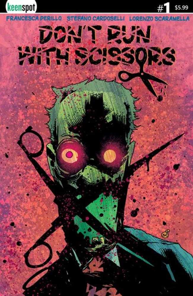 Dont Run With Scissors #1 Cover A Stefano Cardoselli Scissor Mouth - gabescaveccc