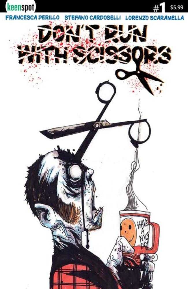 Dont Run With Scissors #1 Cover B Stefano Cardoselli Coffee Variant - gabescaveccc