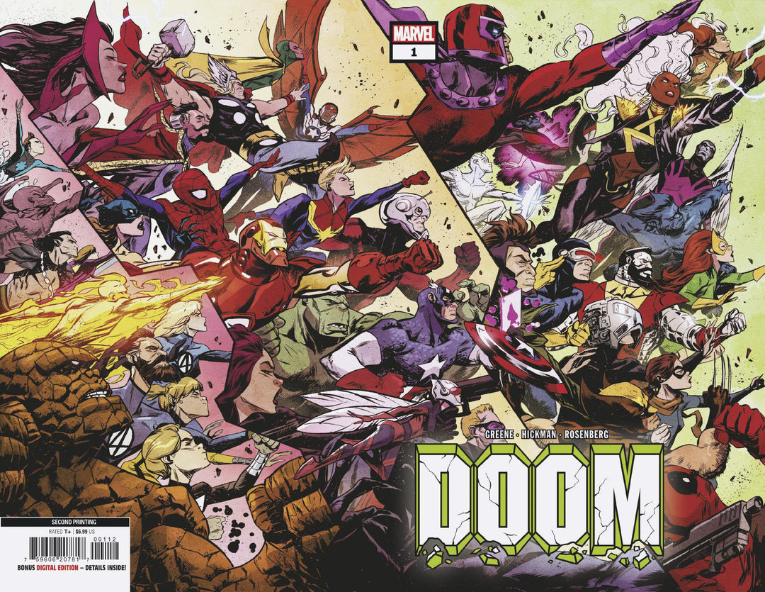 Doom #1 Sanford Greene Wraparound 2nd Print Variant - gabescaveccc