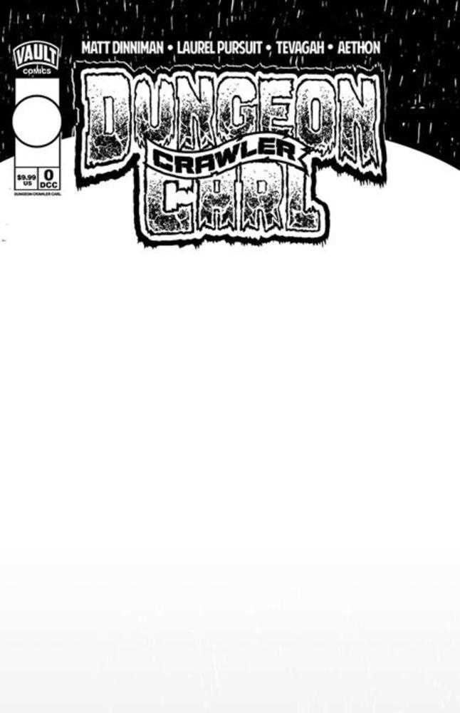 Dungeon Crawler Carl Special Edition #0 2nd Printing Cover D Blank Sketch Variant - gabescaveccc