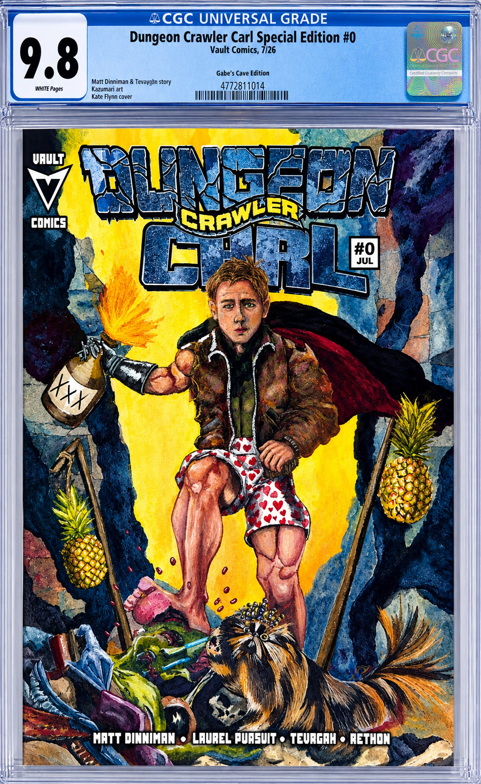 DUNGEON CRAWLER CARL SPECIAL EDITION 0 CGC 9.8 - gabescaveccc