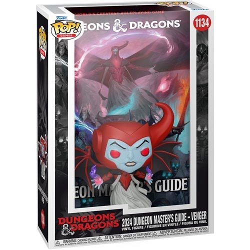 Dungeons & Dragons 2024 Dungeon Master's Guide - Venger Funko Pop! Book Cover 1134 - gabescaveccc