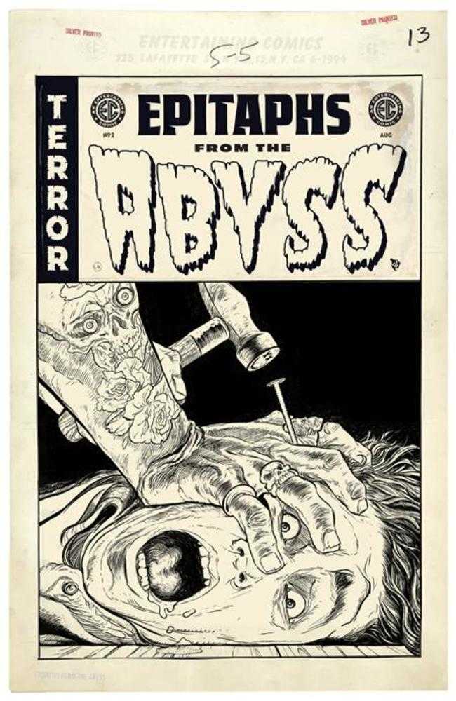 EC Epitaphs From The Abyss #2 (Of 12) Cover D Inc 1:20 Adam Pollina Black & White Artist Edition Variant (Mature) - gabescaveccc