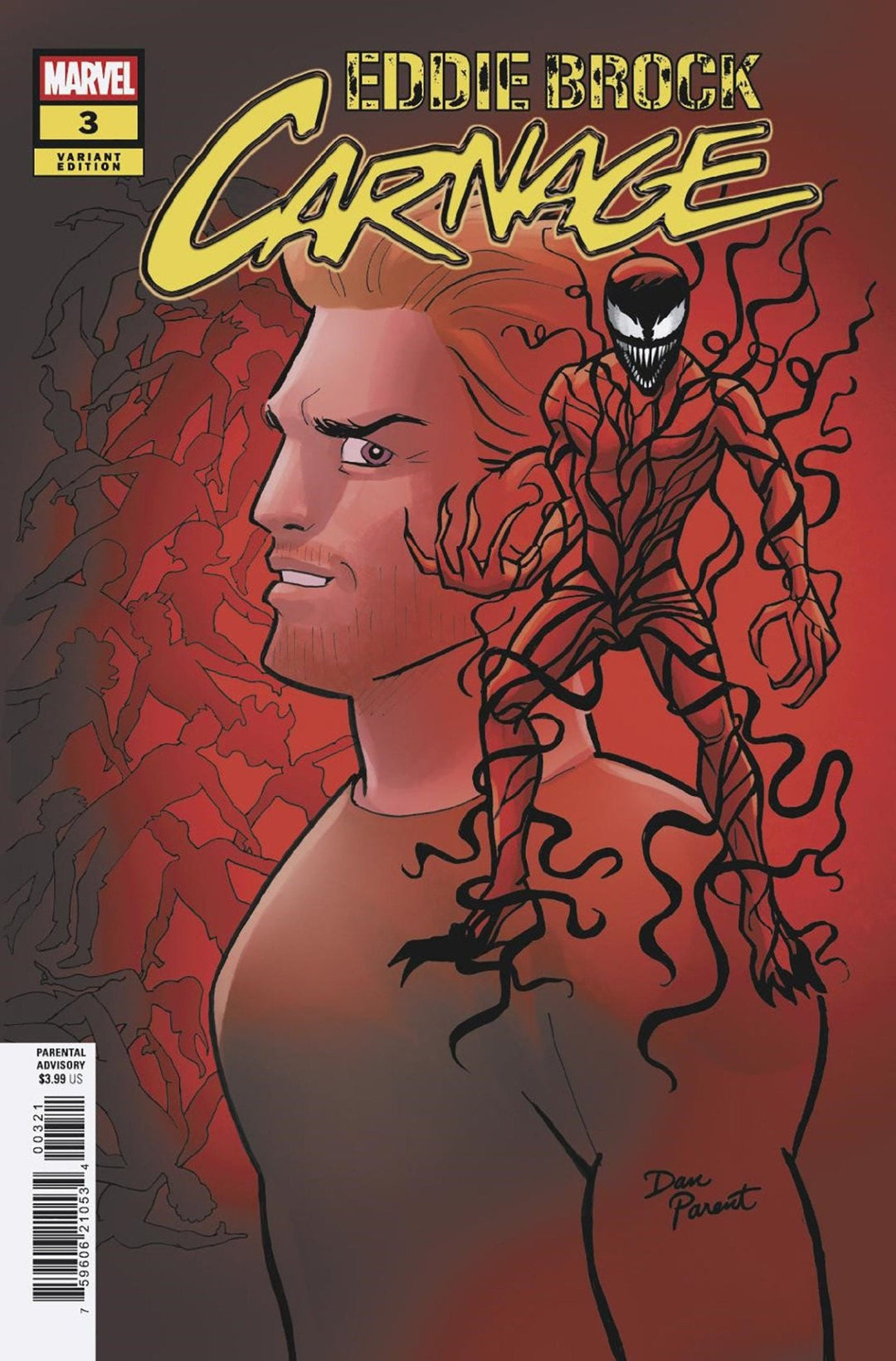Eddie Brock: Carnage #3 Dan Parent Variant - gabescaveccc