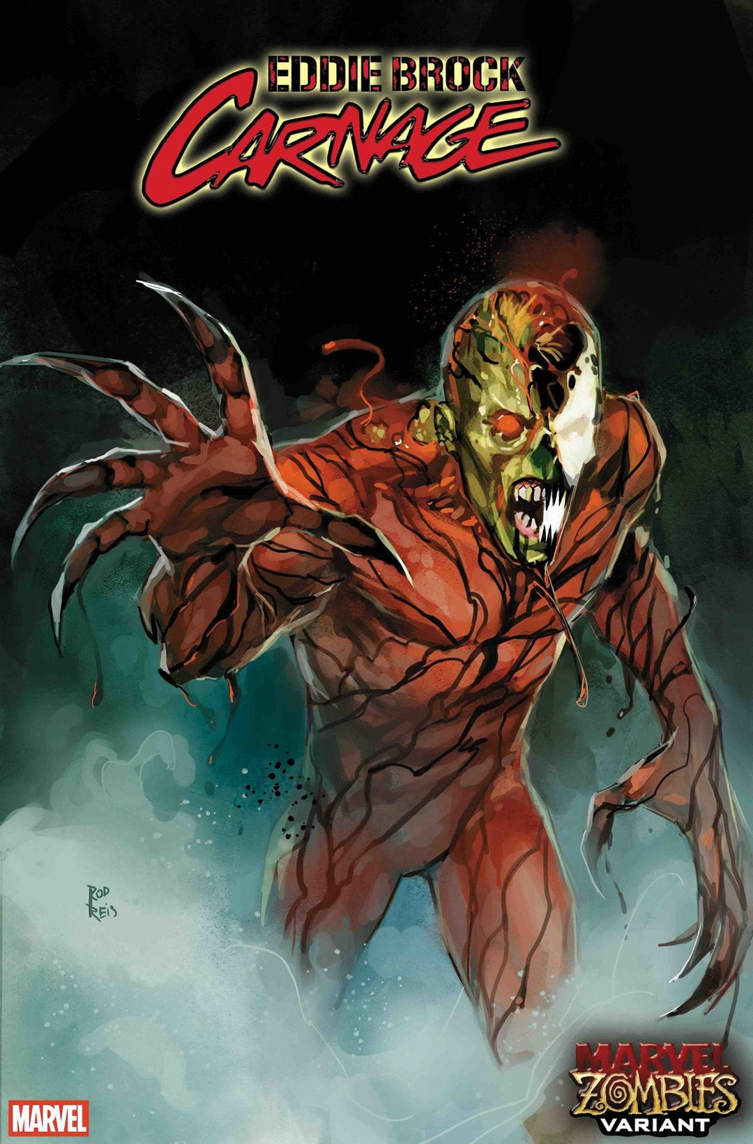 Eddie Brock: Carnage 9 Rod Reis Marvel Zombies Variant - gabescaveccc