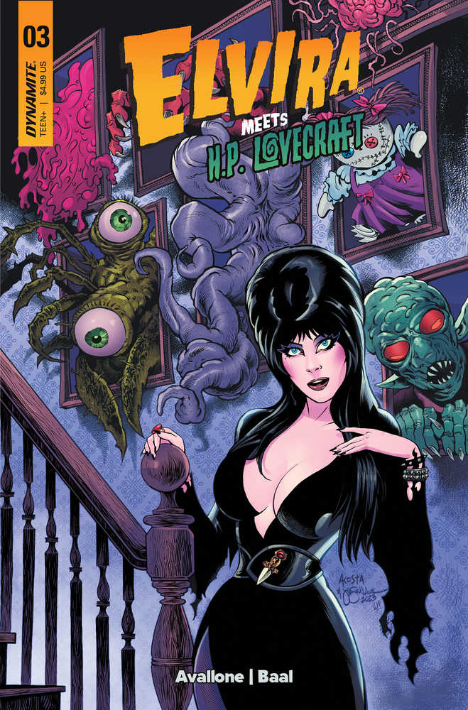 Elvira Meets Hp Lovecraft #3 Cover A Acosta - gabescaveccc