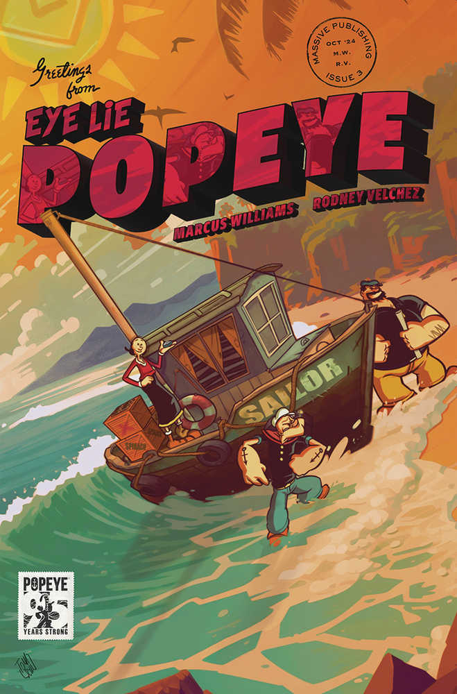 Eye Lie Popeye #3 (Of 5) Cover B Tomaselli - gabescaveccc