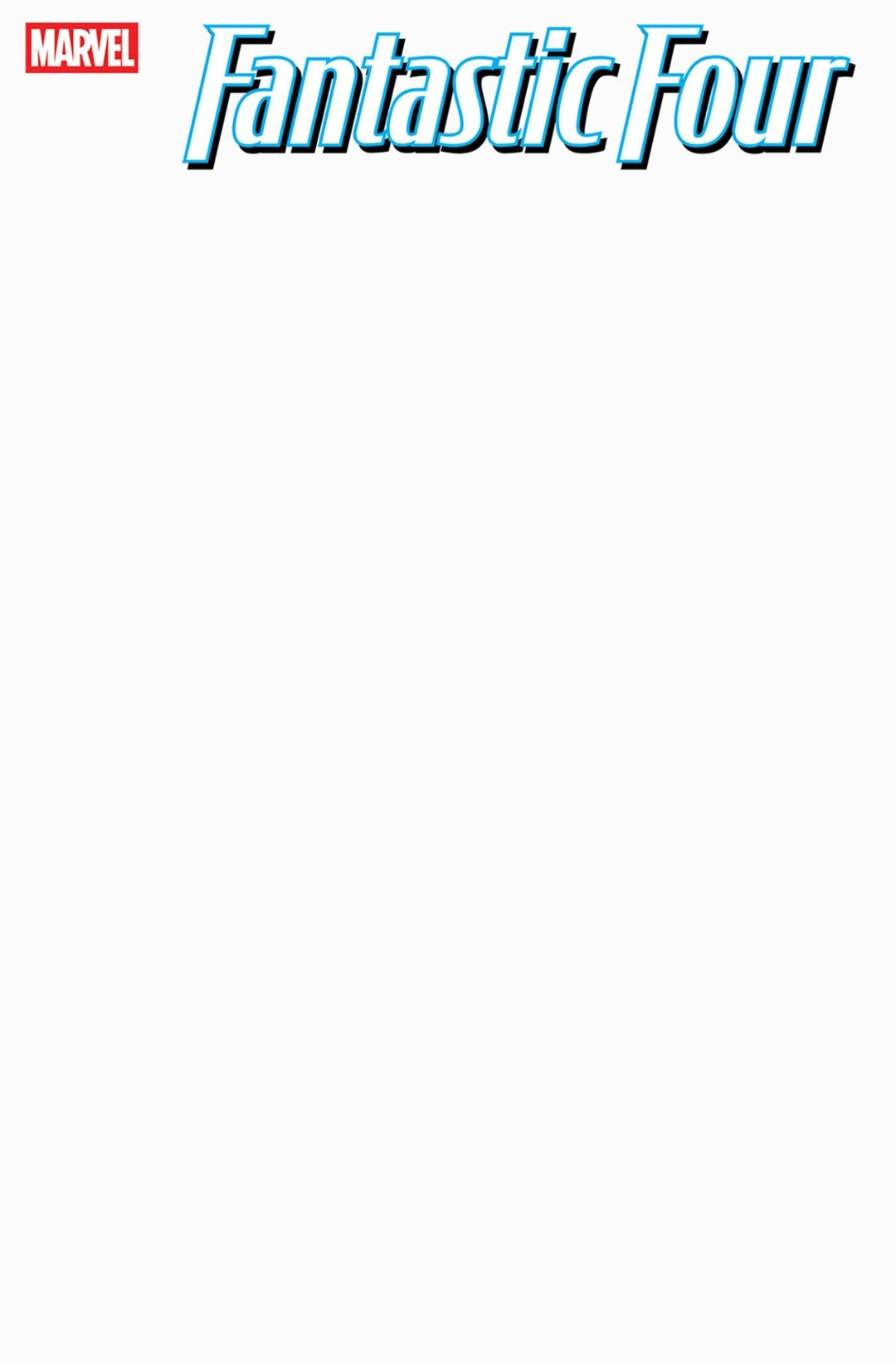 Fantastic Four 1 Blank Cover Variant - gabescaveccc