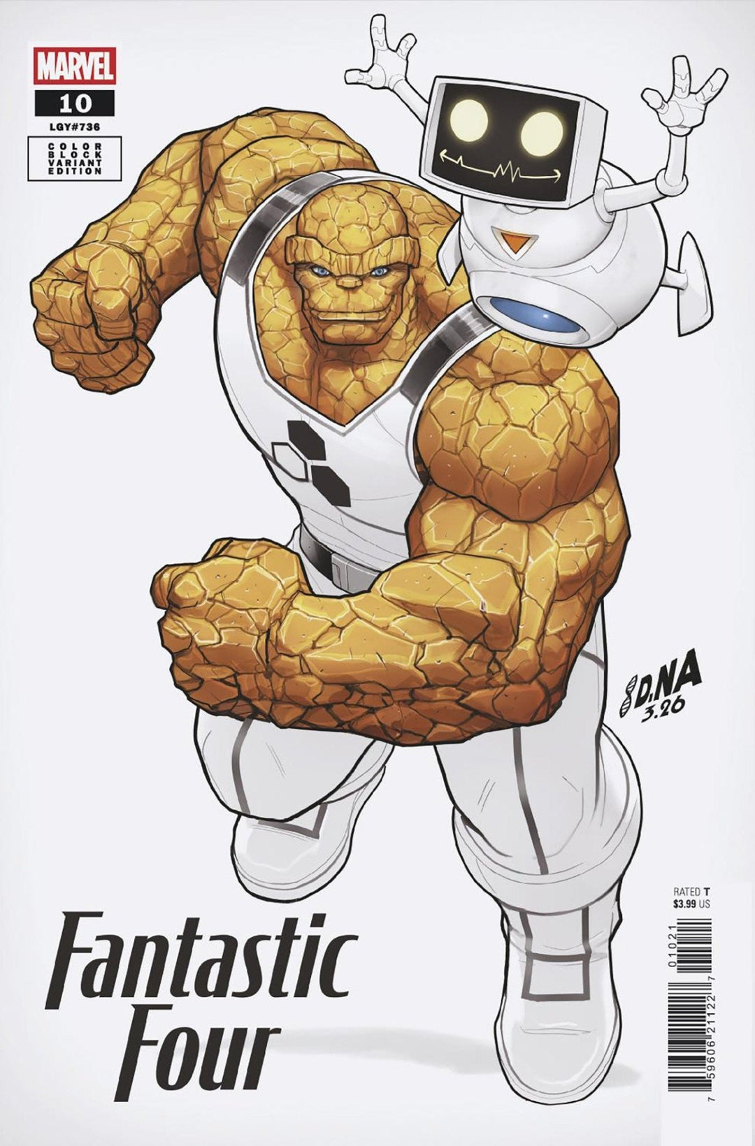Fantastic Four 10 David Nakayama Color Block White Variant - gabescaveccc