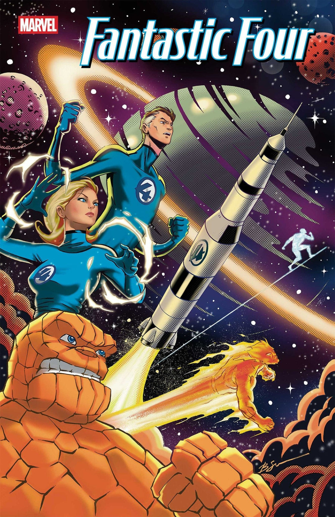Fantastic Four 11 Ben Su Foil Variant - gabescaveccc