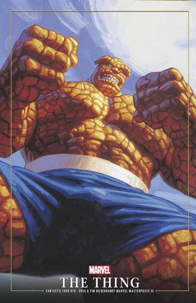 Fantastic Four #20 Greg And Tim Hildebrandt The Thing Marvel Masterpieces III Va Riant - gabescaveccc