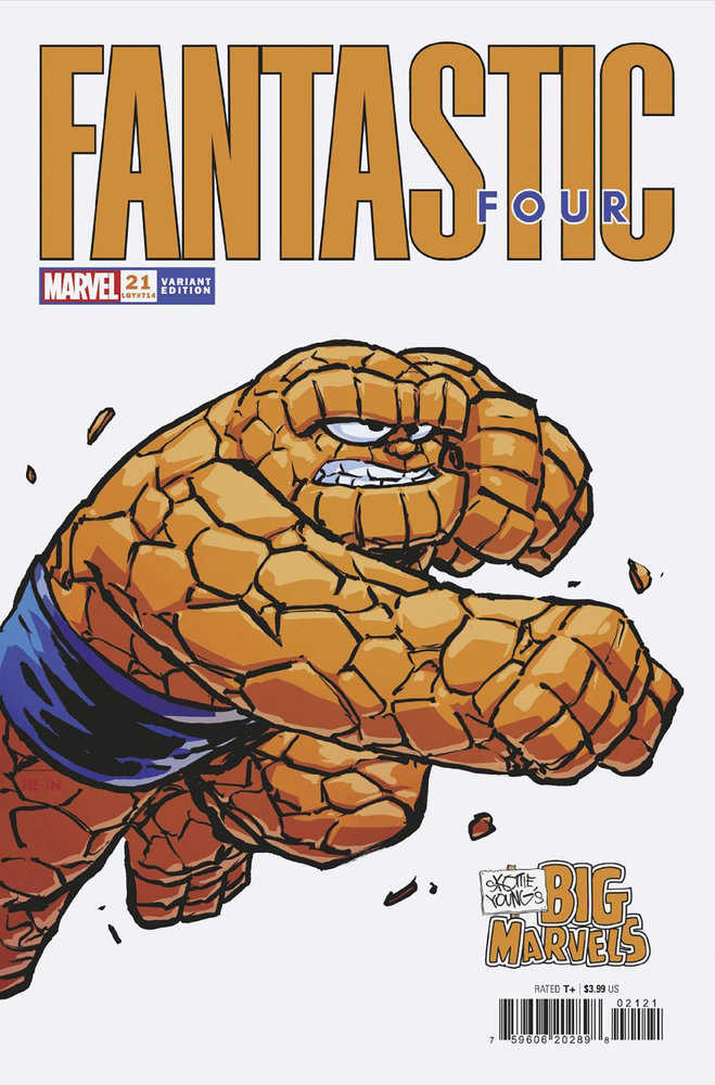 Fantastic Four #21 Skottie Young'S Big Marvel Variant [Bh] - gabescaveccc