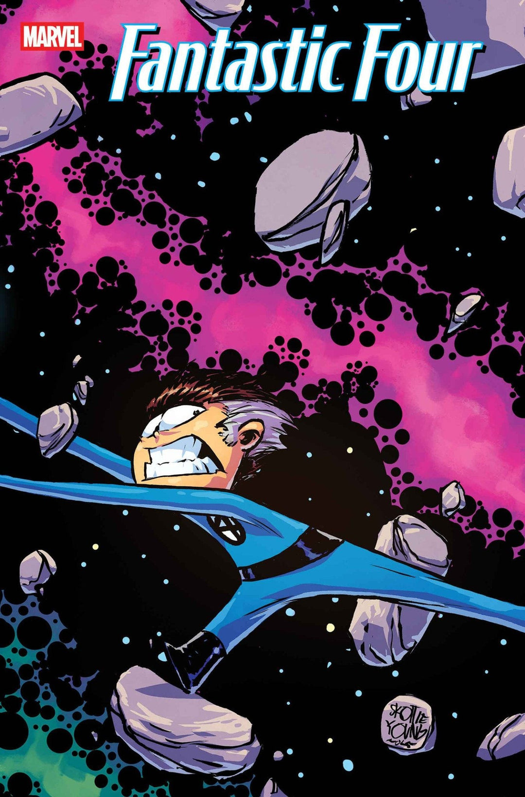 Fantastic Four 3 Skottie Young 5 Part Connecting Variant [Doom] - gabescaveccc
