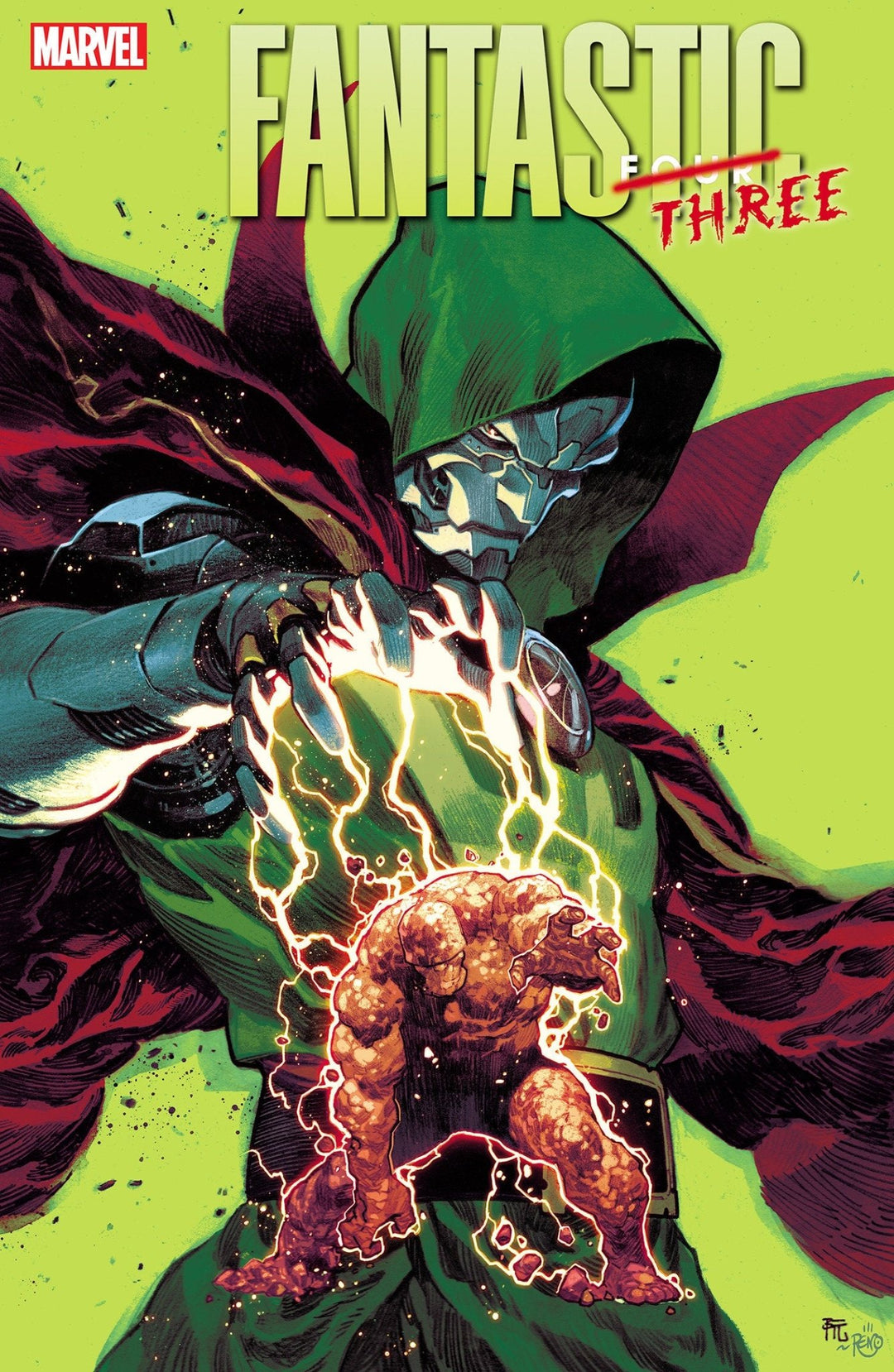 Fantastic Four #30 Dike Ruan Foil Variant [Doom] - gabescaveccc