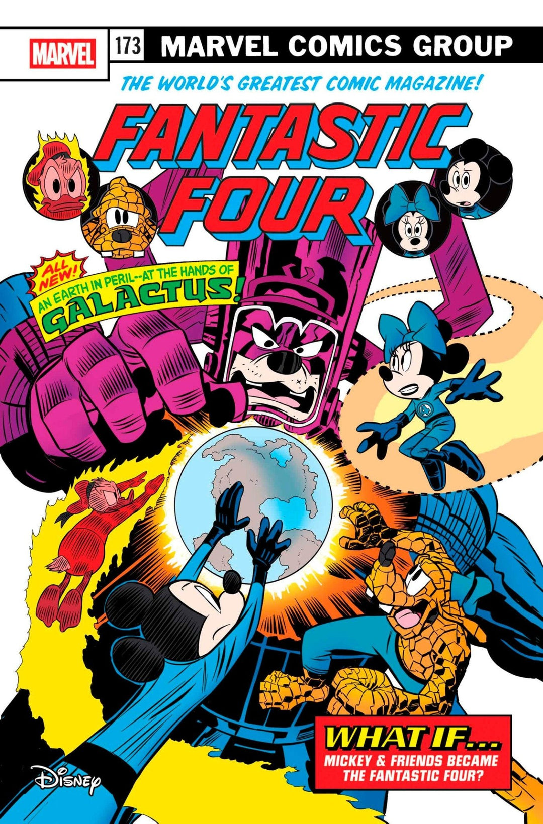 Fantastic Four #31 Claudio Sciarrone Disney What If? Fantastic Four Homage Variant [Doom] - gabescaveccc