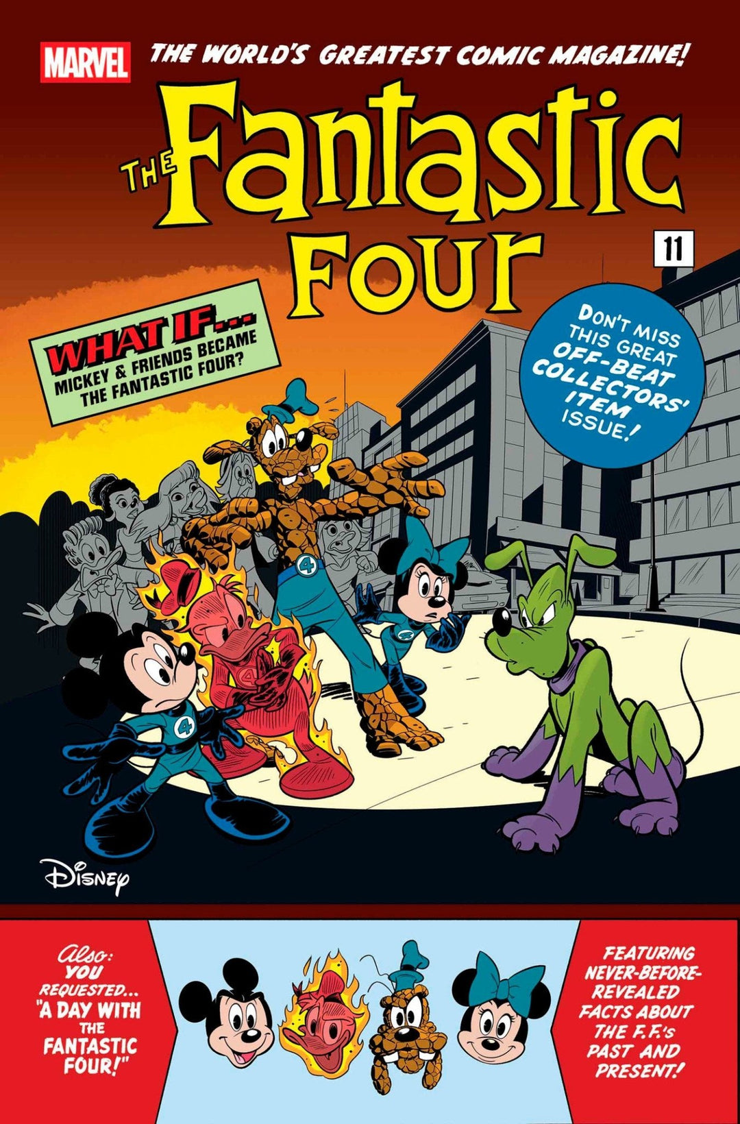 Fantastic Four #32 Emilio Urbano Disney What If? Fantastic Four Homage Variant [Doom] - gabescaveccc