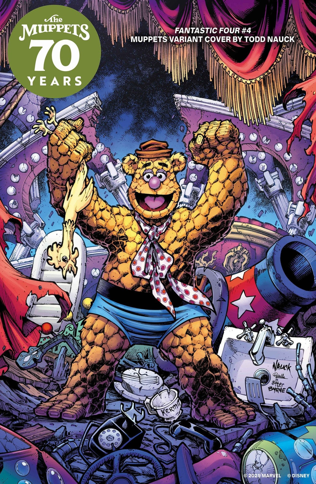 Fantastic Four 4 Todd Nauck Muppets Variant - gabescaveccc
