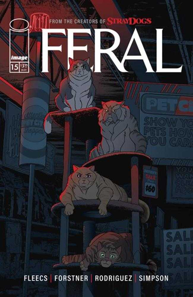 Feral 15 Cover A Tony Fleecs & Trish Forstner - gabescaveccc