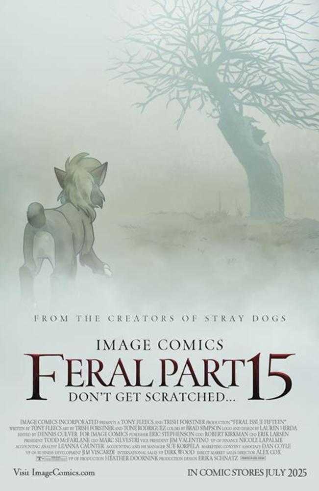 Feral 15 Cover B Trish Forstner & Allen Passalaqua Variant - gabescaveccc