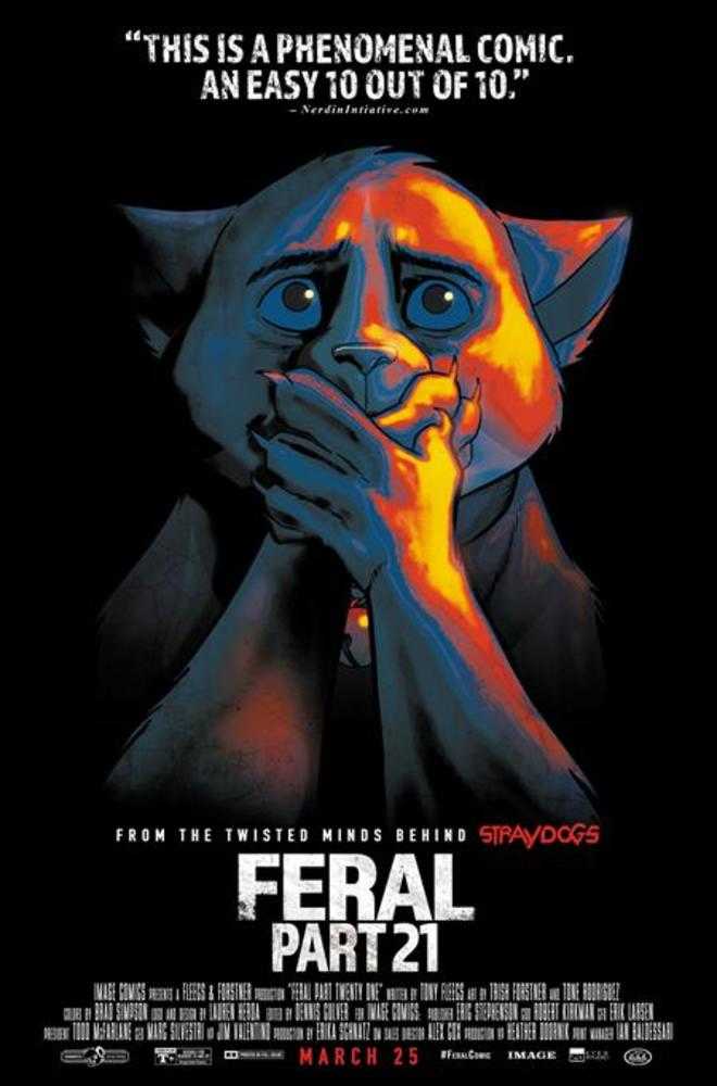 Feral 21 Cover B Trish Forstner & Allen Passalaqua Variant - gabescaveccc