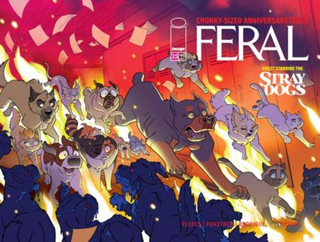Feral 25 Cover A Tony Fleecs & Trish Forstner Wraparound - gabescaveccc