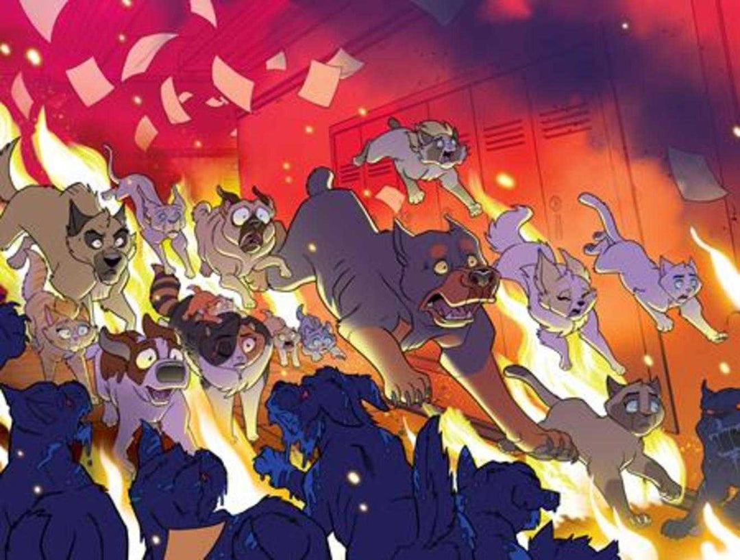 Feral 25 Cover F Trish Forstner & Tone Rodriguez Foil Wraparound Variant - gabescaveccc
