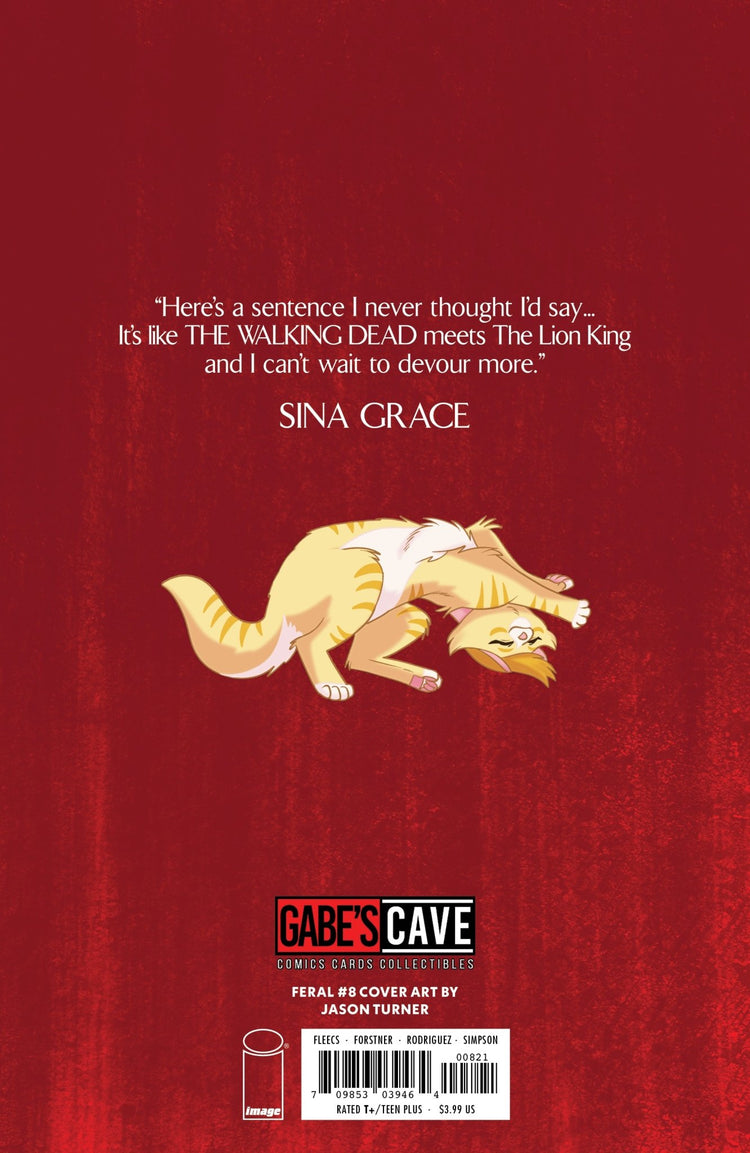 Feral #8 Gabe's Cave Exclusive Cover by Jason Turner - gabescaveccc