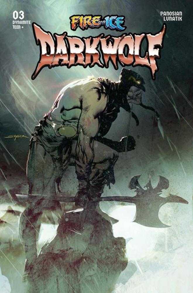 Fire And Ice Darkwolf 3 Cover D Stuart Sayger Variant - gabescaveccc