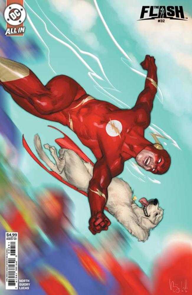 Flash 32 Cover E Ben Caldwell April Drools Card Stock Variant - gabescaveccc