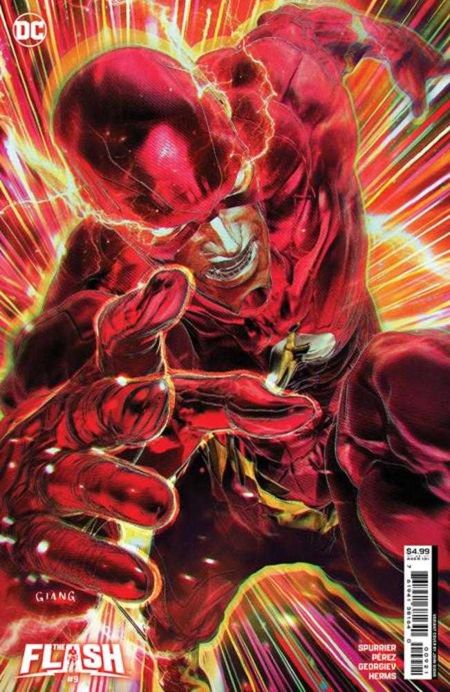 Flash #9 Cover B John Giang Card Stock Variant - gabescaveccc