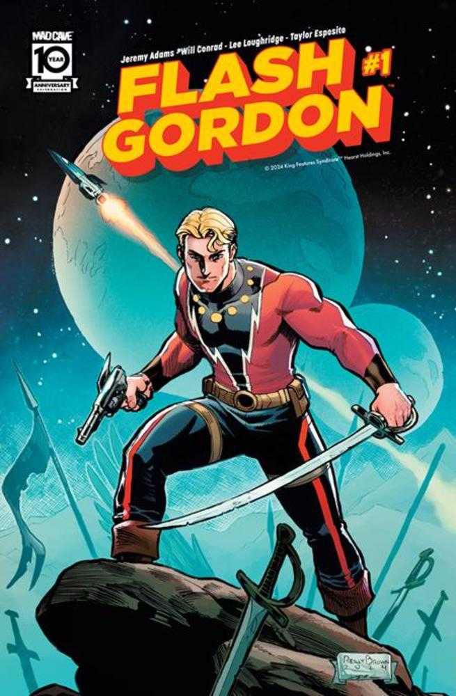 Flash Gordon #1 Cover C Reilly Brown Variant - gabescaveccc