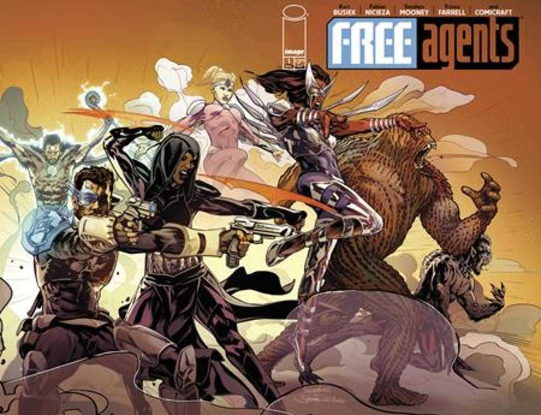 Free Agents #1 Cover A Stephen Mooney Wraparound - gabescaveccc