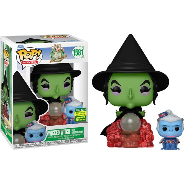 Funko Pop! The Wizard of Oz - Wicked Witch with Winged Monkey #1581 (2024 Summer Convention Exclusive) - gabescaveccc