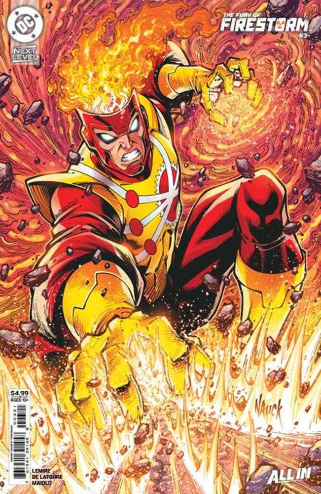 Fury Of Firestorm 3 (Of 8) Cover B Todd Nauck Card Stock Variant - gabescaveccc