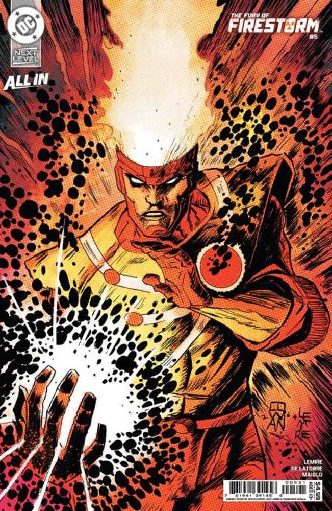 Fury Of Firestorm 5 (Of 8) Cover B Denys Cowan & Jeff Lemire Card Stock Variant - gabescaveccc