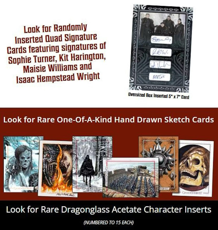 Game of Thrones The Great Houses Trading Cards - gabescaveccc