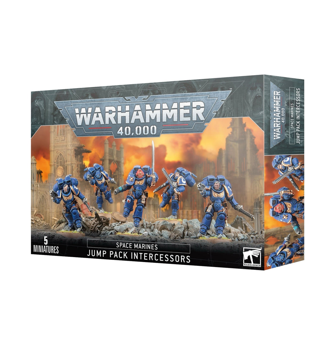 Games Workshop Warhammer 40K Space Marines Jump Pack Intercessors - gabescaveccc