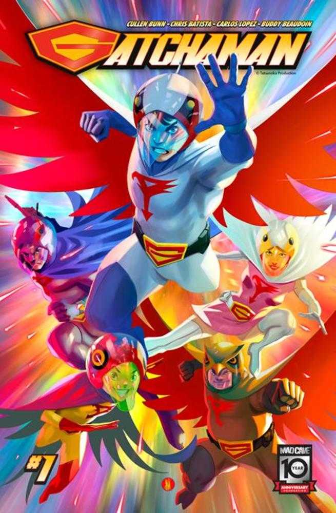 Gatchaman #1 Cover A Inaki Miranda - gabescaveccc