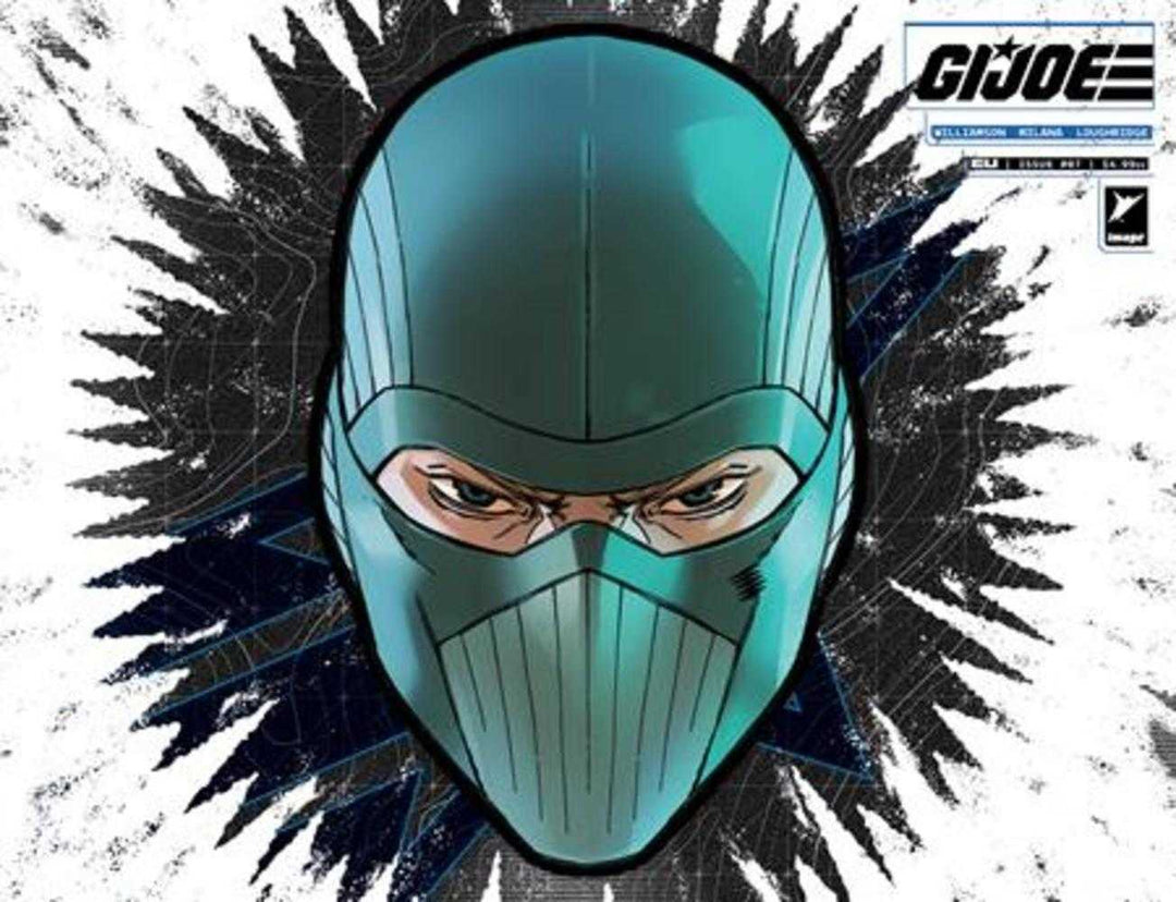 G.I. Joe 7 Cover H Andrea Milana & Andres Juarez Die Cut Foil Mask Variant - gabescaveccc