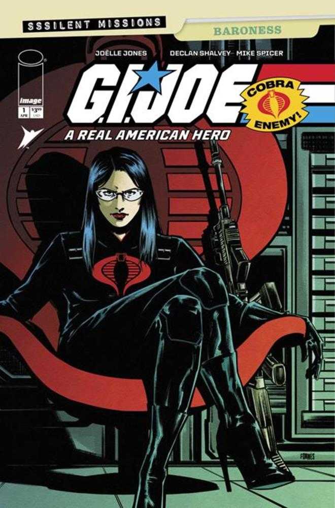 G.I. Joe A Real American Hero Sssilent Missions Baroness 1 (One Shot) Cover B Jorge Fornes Variant - gabescaveccc