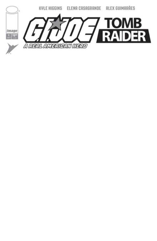 G.I. Joe A Real American Hero Tomb Raider #1 (Of 5) Cover G Blank Sketch Variant - gabescaveccc