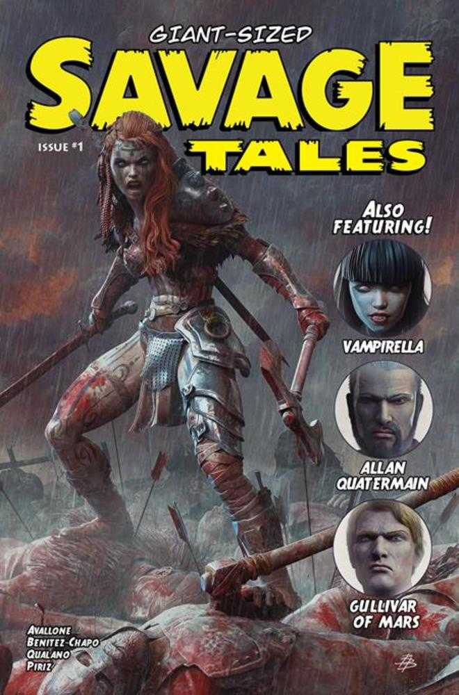 Giant Sized Savage Tales (One Shot) Cover A Bjorn Barends Red Sonja - gabescaveccc