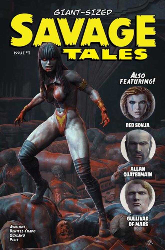 Giant Sized Savage Tales (One Shot) Cover B Bjorn Barends Vampirella Variant - gabescaveccc