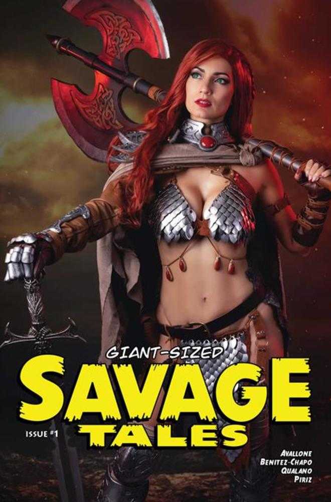 Giant Sized Savage Tales (One Shot) Cover C Ivy Cosplay Red Sonja Variant - gabescaveccc