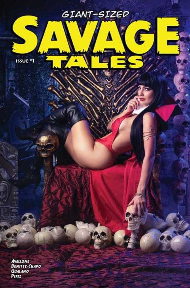 Giant Sized Savage Tales (One Shot) Cover D Ivy Cosplay Vampirella Variant - gabescaveccc