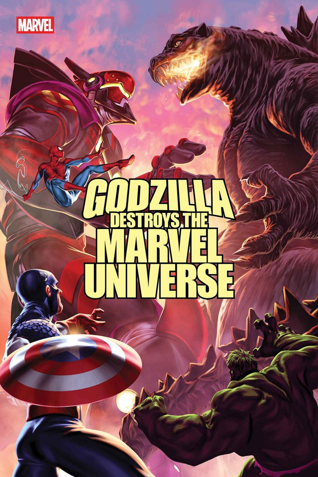 Godzilla Destroys The Marvel Universe 5 - gabescaveccc