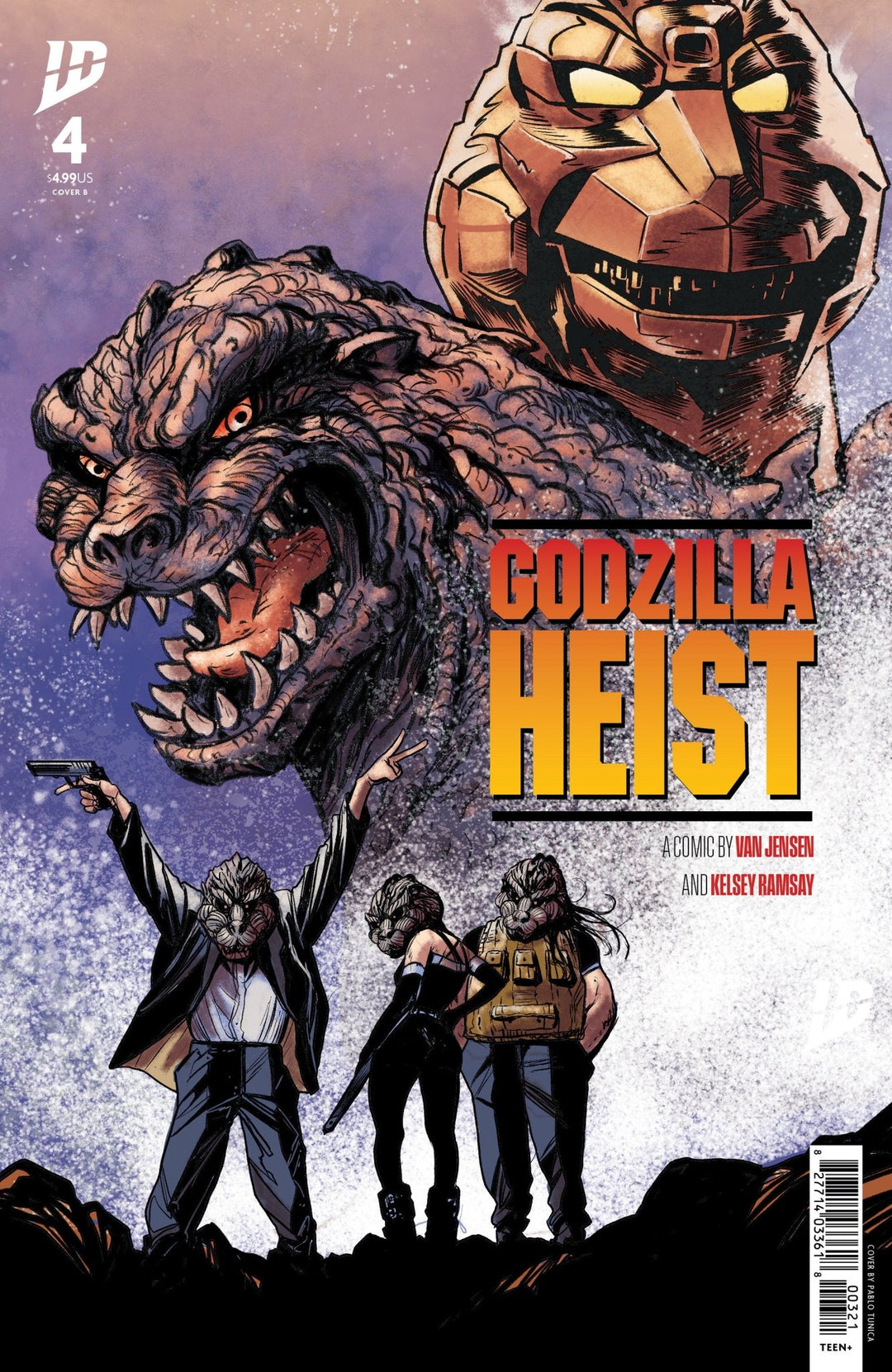 Godzilla: Heist 4 Variant B (Tunica Movie Poster Variant) - gabescaveccc