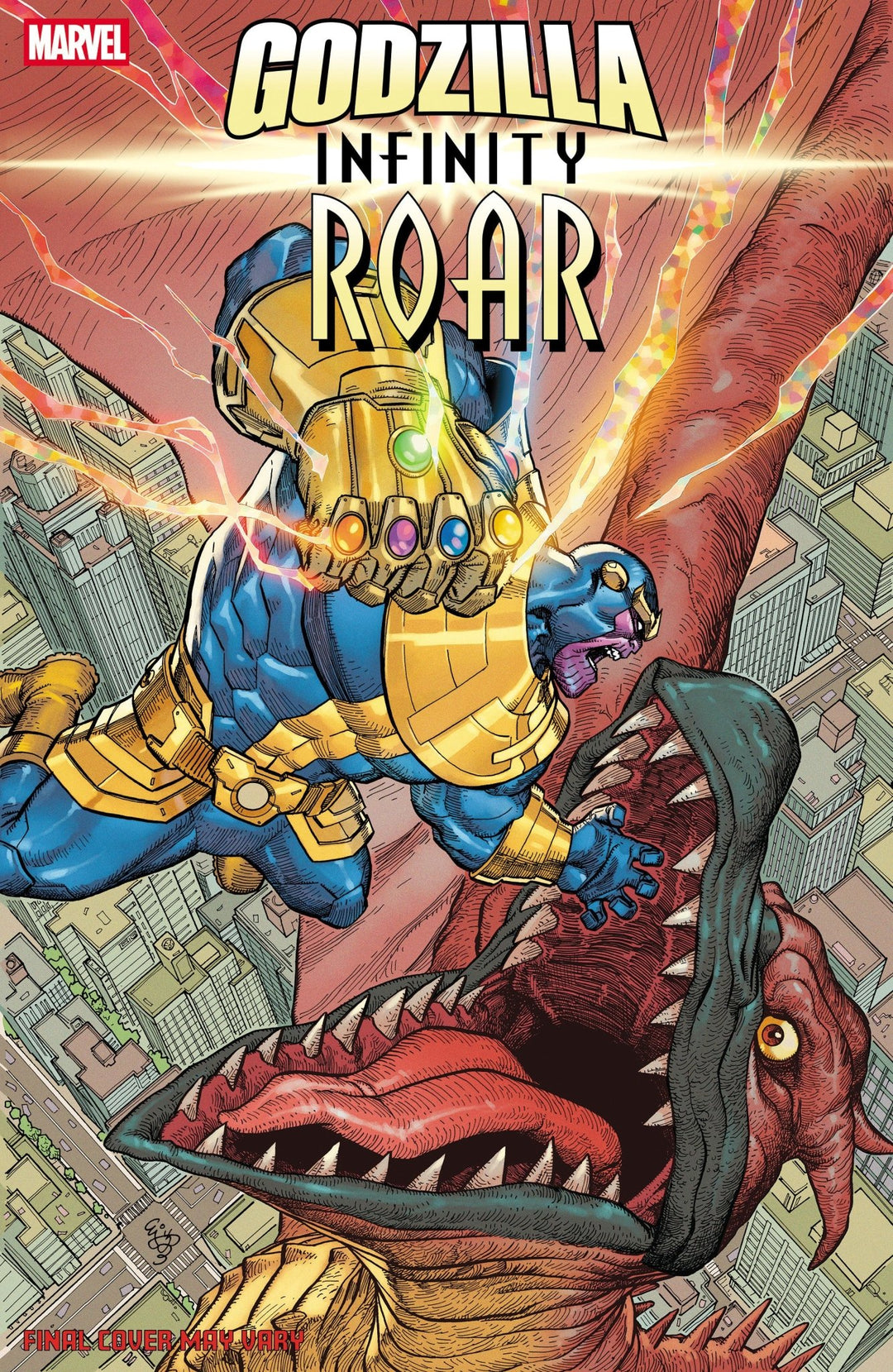 Godzilla: Infinity Roar 4 E.J. Su Cosmic Variant - gabescaveccc