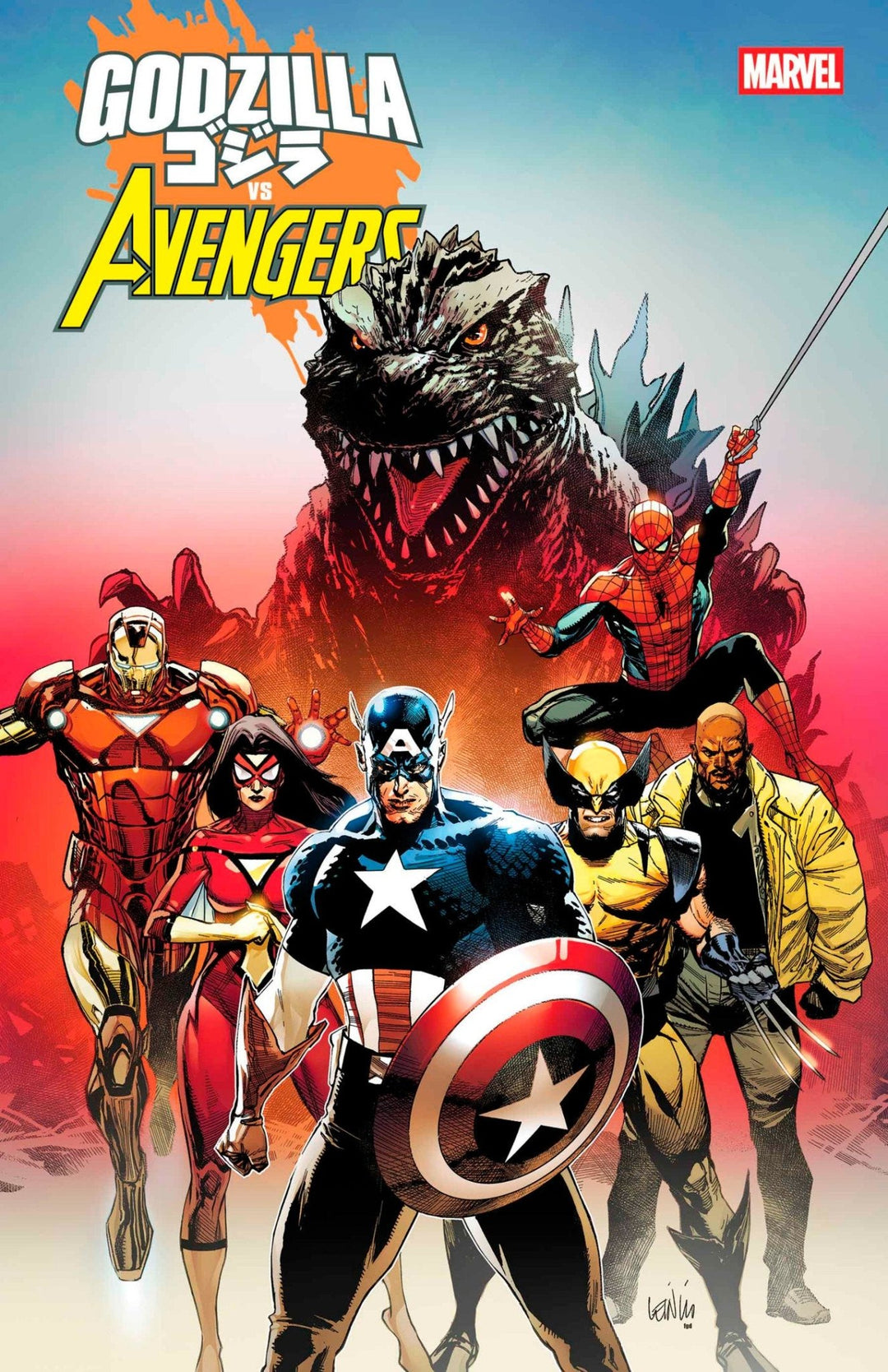Godzilla vs Avengers 1 - gabescaveccc