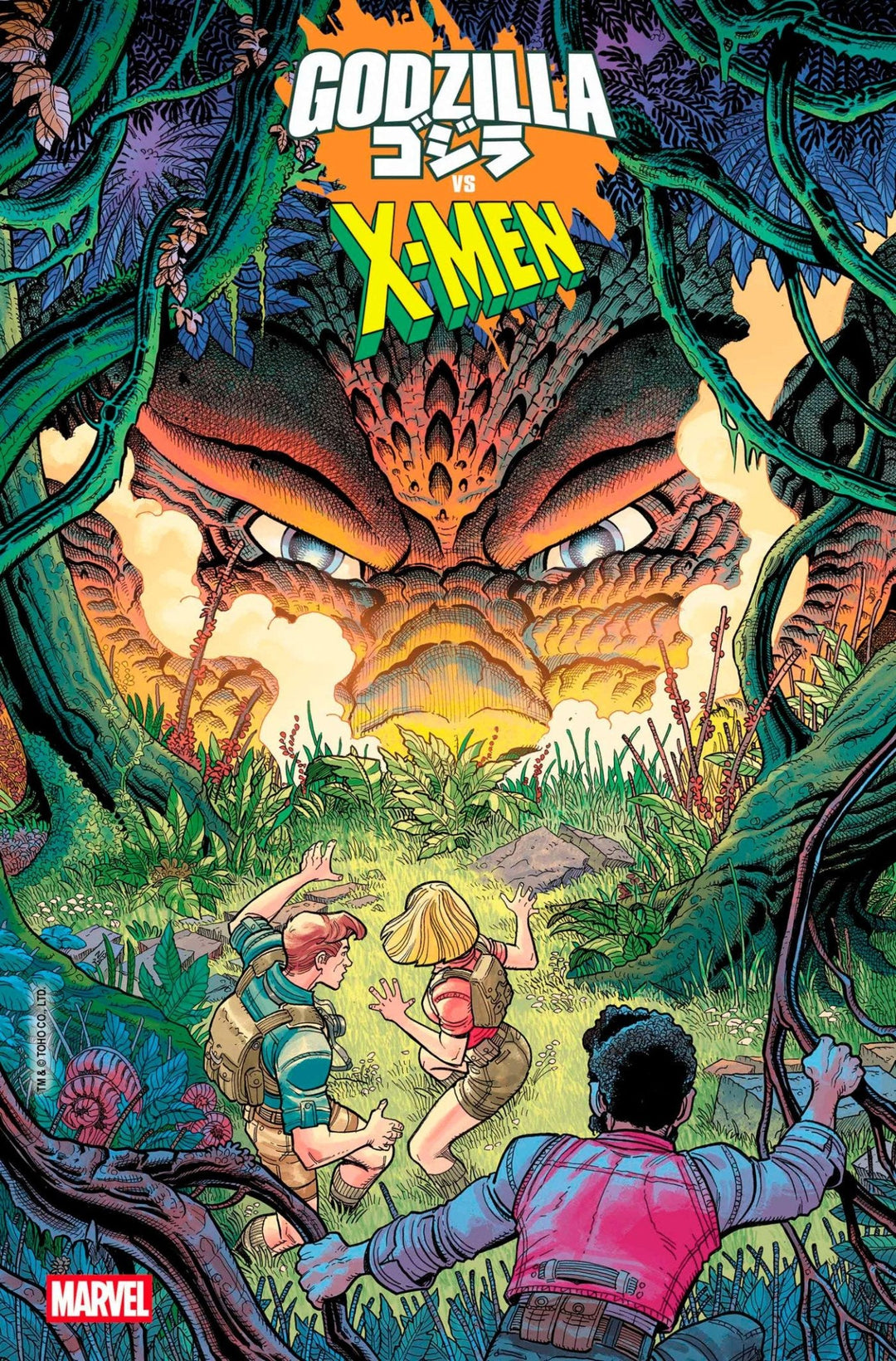 Godzilla vs. X - Men #1 Nick Bradshaw Monster Homage Variant - gabescaveccc